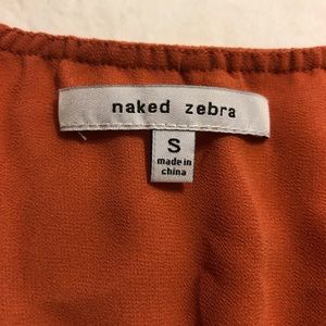 Naked Zebra halter top